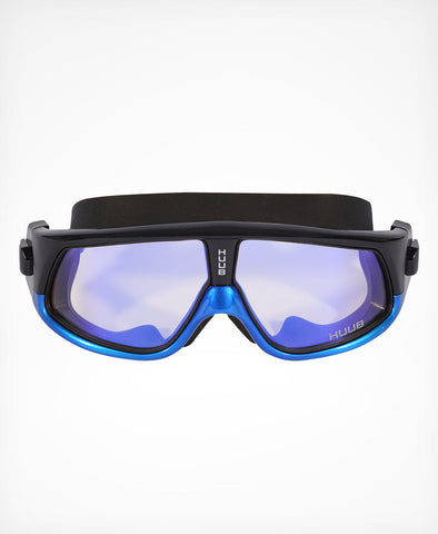 Ryft Open Water Swim Mask Black / Photochromic - Blue Mirror Lens