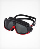 Ryft Open Water Swim Mask Black / Red - Dark Smoke Lens